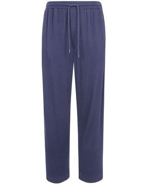 Giorgio Armani Broeken ,Blauw ,Wide Broeken