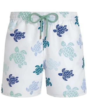 Vilebrequin Moorea "Tortues Multicolores" Badehose - Blau