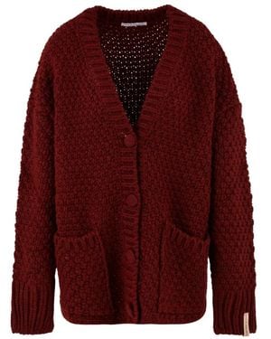 Mar De Margaritas Cardigans - Rojo