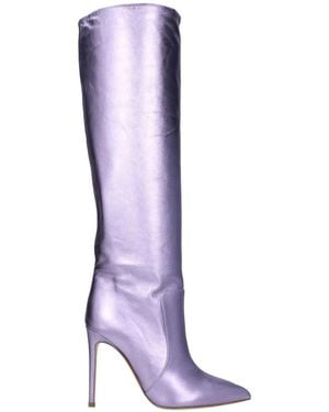 Paris Texas Heeled Boots - Purple