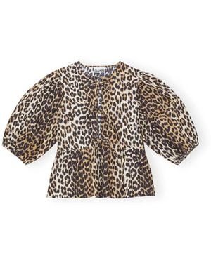 Ganni Blouses - Brown