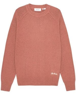 Les Deux Truien & Vesten ,Rood ,Katoen Brad Roundneck Knit - Roze