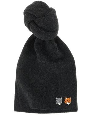 Maison Kitsuné Winter Scarves - Negro