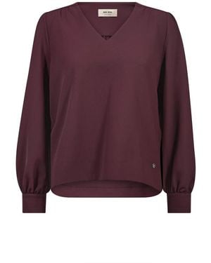Mos Mosh Overhemden ,Bruin ,Blouses & Shirts - Paars