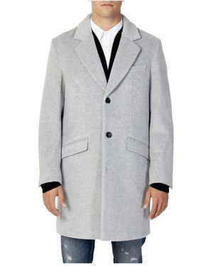 Antony Morato Single-Breasted Coats - Gray