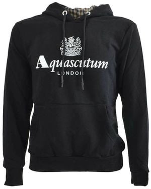 Aquascutum Hoodies - Black