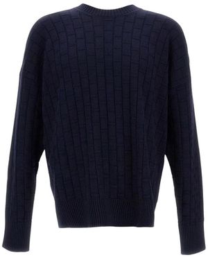 Plan C Wollpullover - Blau