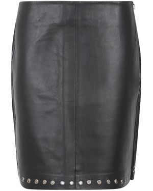 GIMAGUAS Leather Skirts - Grey