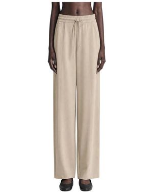 Max Mara Broeken ,Katoen Barrel-Leg Broeken - Naturel