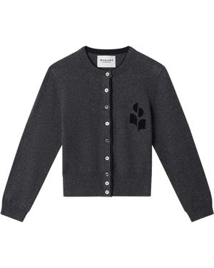 Isabel Marant Lona Logo Cardigan - Blauw