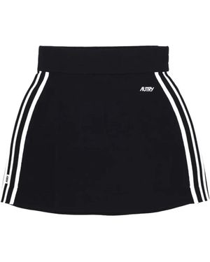 Autry Rokken ,Blauw ,Main Knit Skirt - Zwart