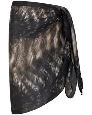 Roberto Cavalli Silky Scarves - Nero