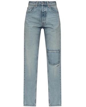 MM6 by Maison Margiela Straight Jeans - Azul
