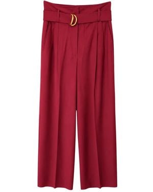Max Mara Mstserio Wijde Broek - Rood