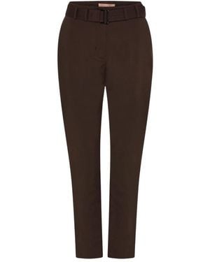 GUSTAV Cropped Trousers - Marrón
