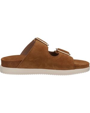 Salamander Leren Pantolette - Bruin