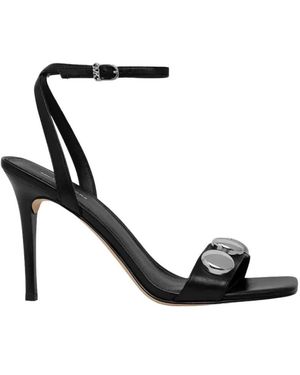 Michael Kors Schoenen ,Zwart ,Leer Liana Dome Stud Sandal