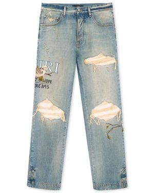 Amiri Straight Fit Jeans - Blue