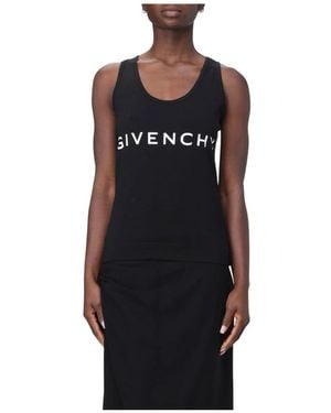 Givenchy Sleeveless Tops - Black