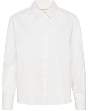 Cream Blouses & Hemden - Wit