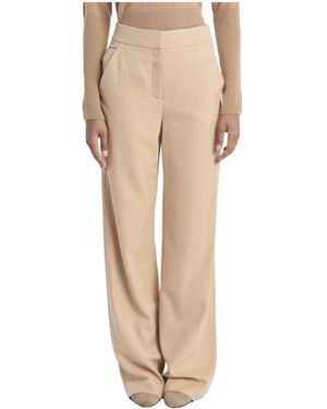 Veronica Beard Wide Trousers - Natural