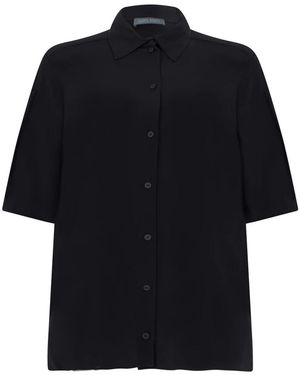 Alberta Ferretti Overhemden ,Zwart ,Blouses & Shirts