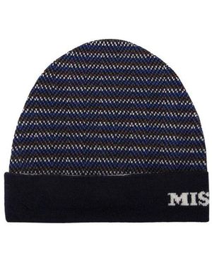 Missoni Beanies - Blau