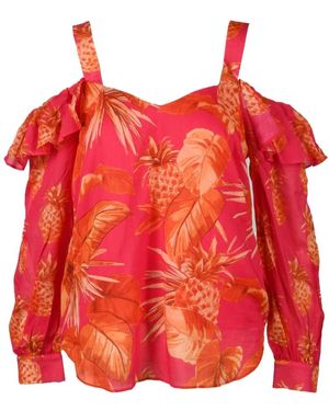 Twinset Baumwollbluse - Rot