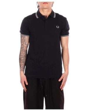 Fred Perry Polo Shirts - Negro