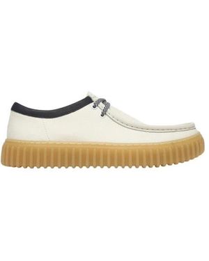 Clarks Laced Shoes - Metallic