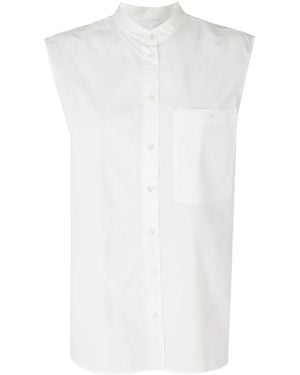 SOLOTRE Sleeveless Tops - White