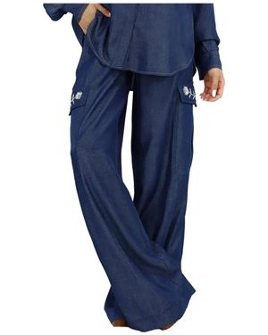 Liu Jo Wide Jeans - Azul