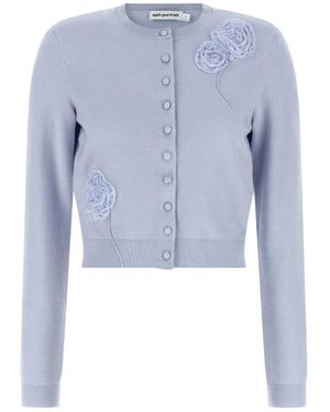 Self-Portrait Cardigans - Azul