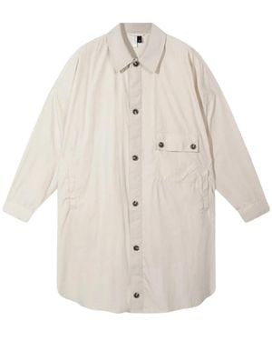 10Days Oversized Hemdjacke - Weiß