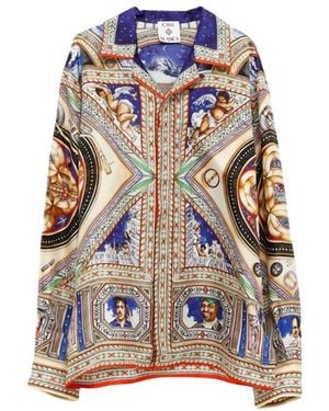 CASABLANCA Casual Shirts - Blue