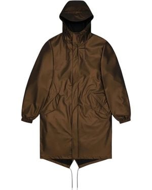 Rains Jassen ,Bruin ,Polyester Jacket