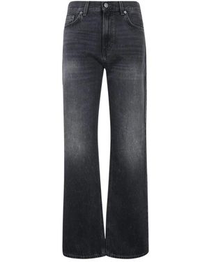 Haikure Jeans ,Grijs ,Korea Jeans - Blauw
