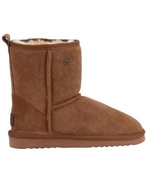 Warmbat Schoenen ,Bruin ,Suède Kangaroo Suède Boot