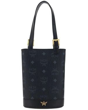 MCM Aren Tote Eimer Tasche - Schwarz