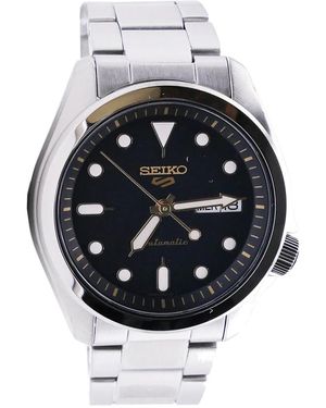 Seiko Accessoires ,Zwart ,5 Sports Automatic - Metallic