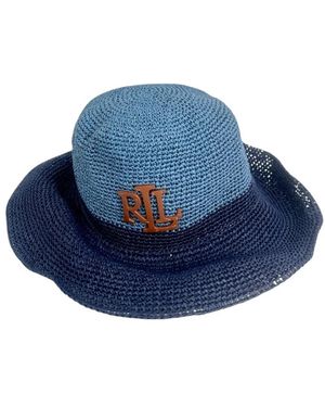 Ralph Lauren Two-Tone Hoed - Blauw