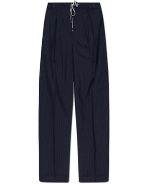 Maison Margiela Straight Trousers - Blauw