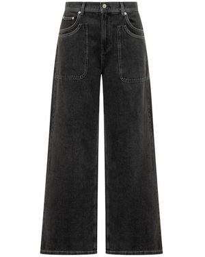 Ba&sh Wide Jeans - Noir