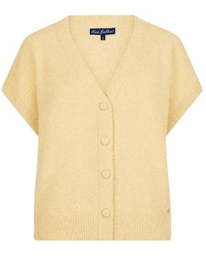 Red Button Lesley Popcorn Cardigan - Geel