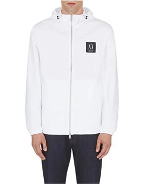 Giorgio Armani Nylon Jacke - Weiß