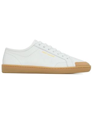 Saint Laurent 39 Mid Sneaker - Wit
