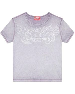 DIESEL T-Shirts - Purple