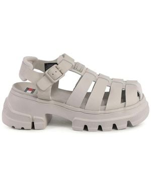 Tommy Hilfiger Flat Sandals - Metallic