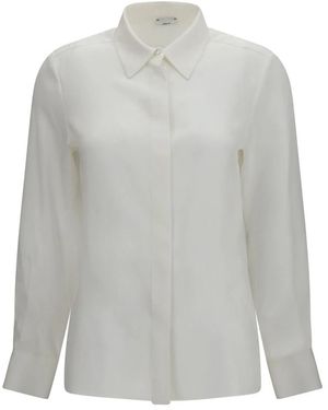 Lardini Zijden Blouse - Grijs