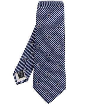 Giorgio Armani Seidenkrawatte - Blau